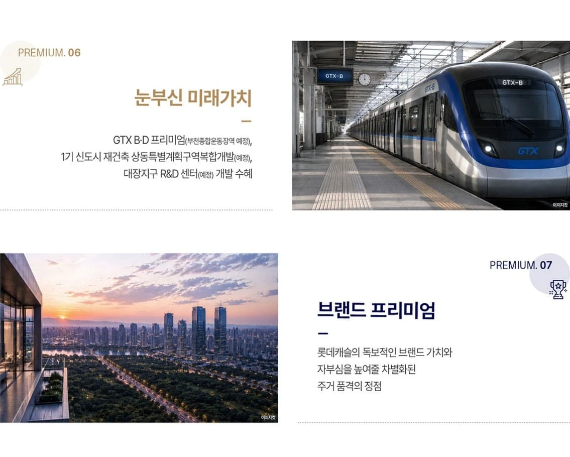 GTX-B·D 노선 예정 부천 상동역 롯데캐슬 교통 호재 분석